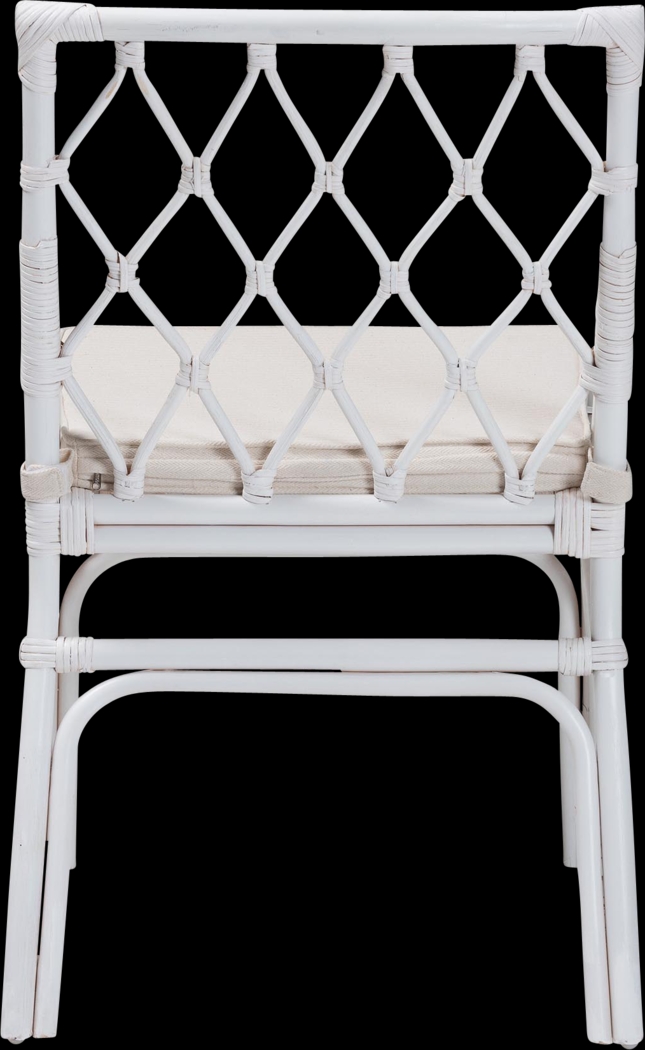 Cherrington White Dining Chair - Thumbnail - Image 5
