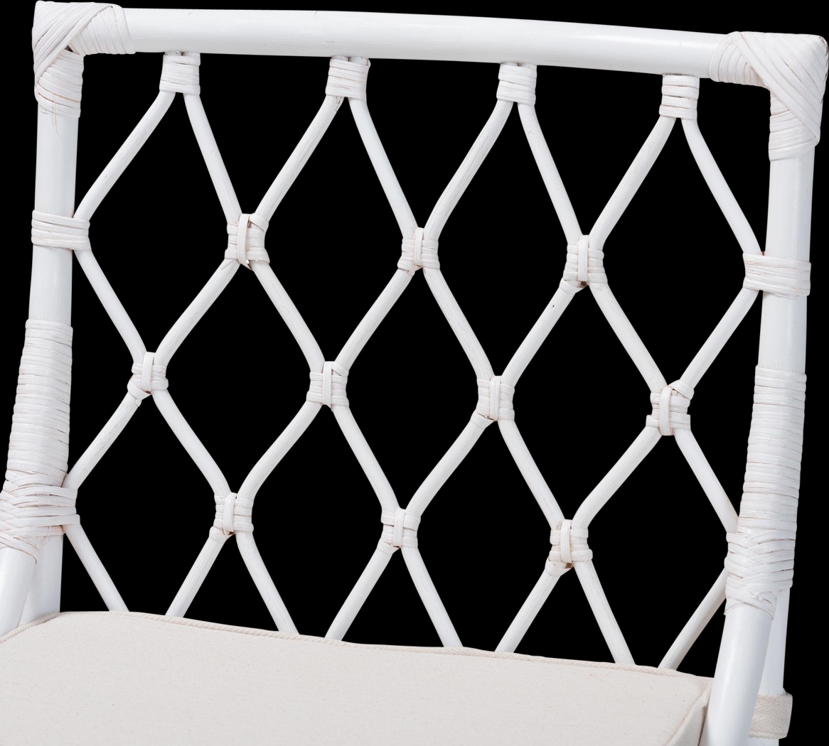 Cherrington White Dining Chair - Thumbnail - Image 6