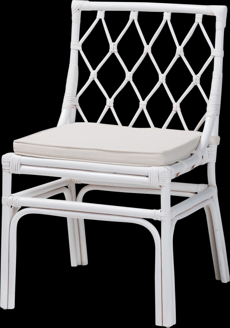 Cherrington White Dining Chair - Thumbnail - Image 1