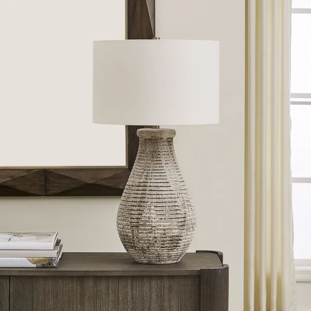 Cherro Gray Lamp - Thumbnail - Image 2