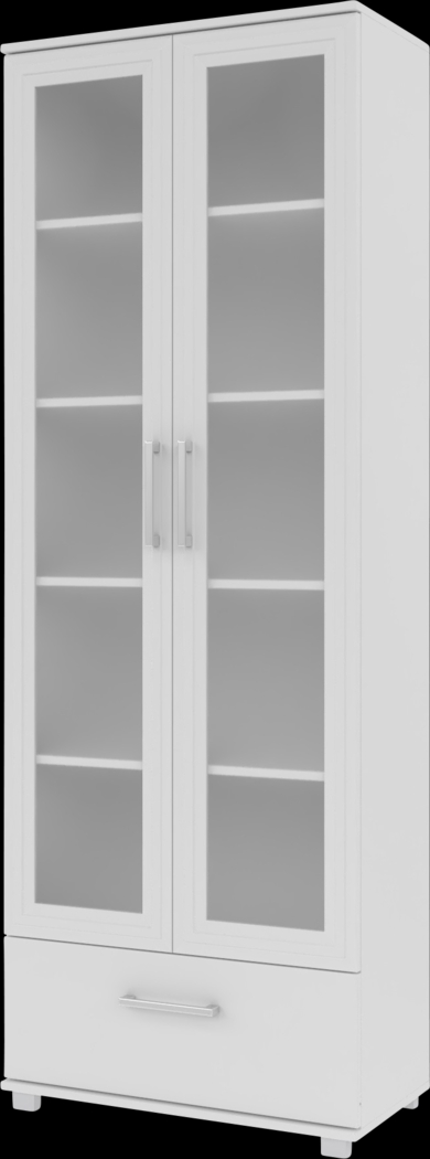 Cherryhill White Bookcase - Thumbnail - Image 1