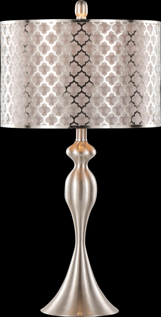 Cheryl Court Silver Table Lamps, Set of 2 - Thumbnail - Image 4