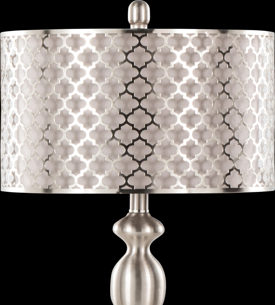 Cheryl Court Silver Table Lamps, Set of 2 - Thumbnail - Image 5