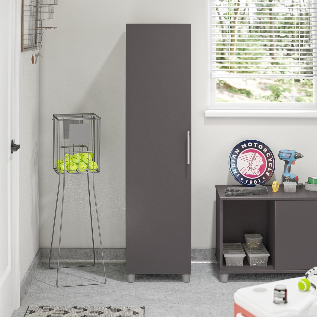 Chesalo Gray Storage Cabinet - Thumbnail - Image 3