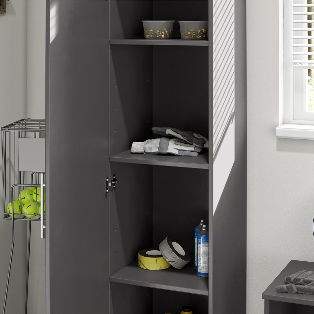 Chesalo Gray Storage Cabinet - Thumbnail - Image 5