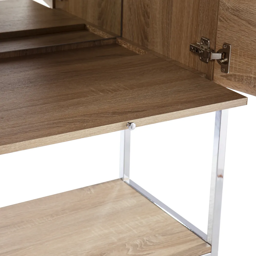 Chesboro Natural Bar Cabinet - Image 5