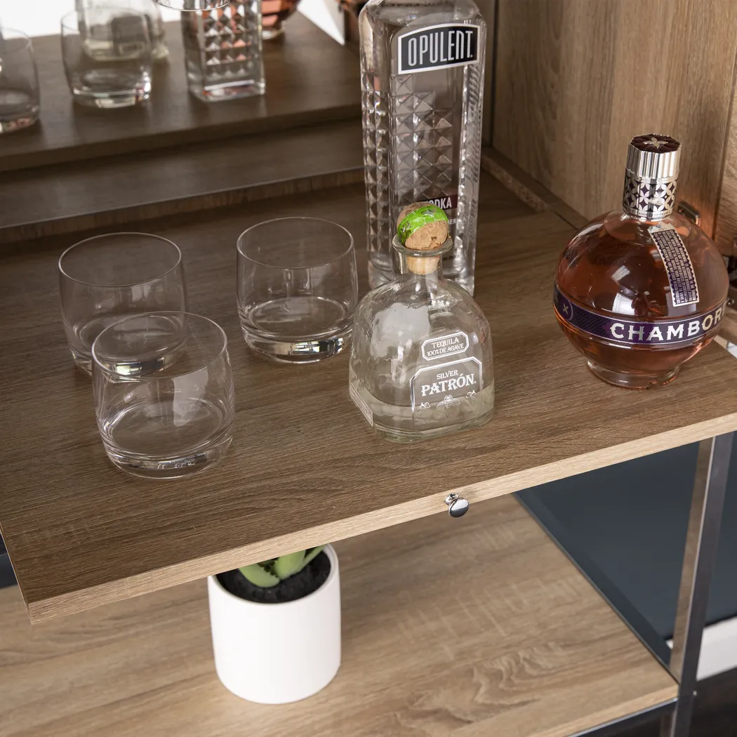 Chesboro Natural Bar Cabinet - Image 6