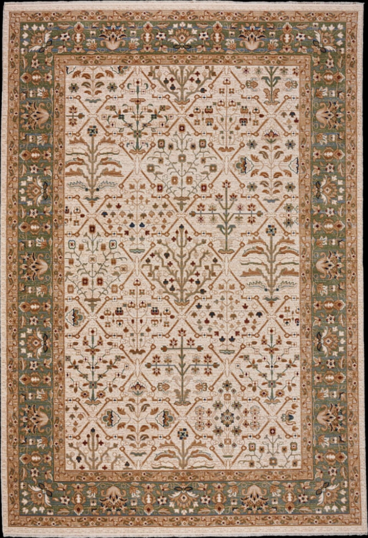 Chesnia Cream/Multi 5'3 x 7'5 Rug - Thumbnail - Image 1