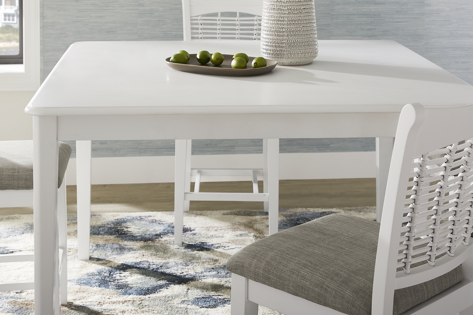 Chesterman White 5 Pc Counter Height Dining Room - Thumbnail - Image 3