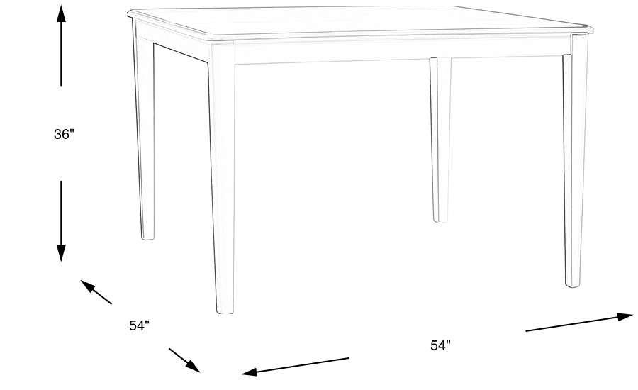 Dimension Image. Please refer to the Dimension Tab on this page for dimension details.