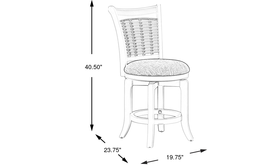 Dimension Image. Please refer to the Dimension Tab on this page for dimension details.