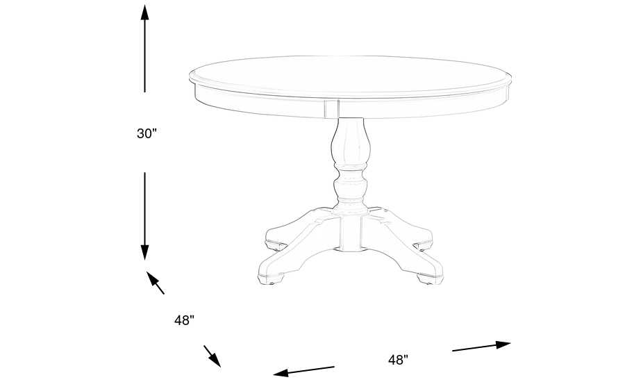 Dimension Image. Please refer to the Dimension Tab on this page for dimension details.