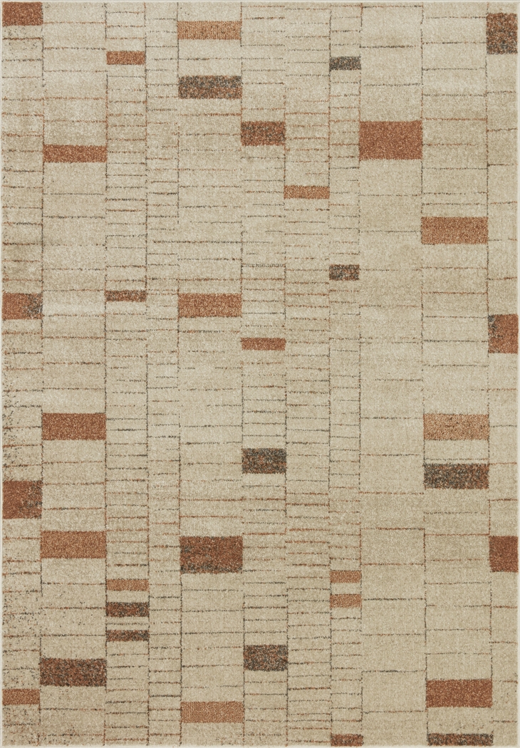 Chesterwich Orange 5'5 x 7'6 Rug - Thumbnail - Image 1