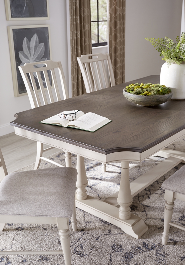 Chestnut Ridge Bisque 5 Pc Rectangle Dining Room - Thumbnail - Image 3