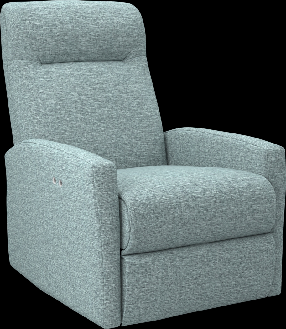Cheswold Blue Power Recliner - Thumbnail - Image 1