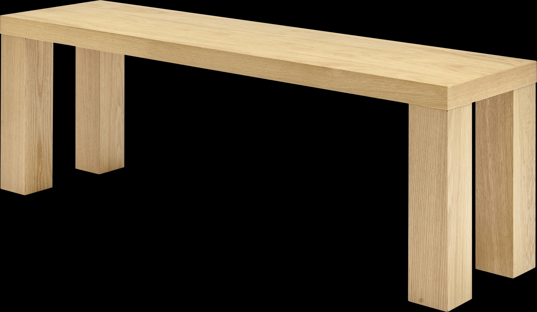 Chevae Brown 57 in. Dining Bench - Thumbnail - Image 1