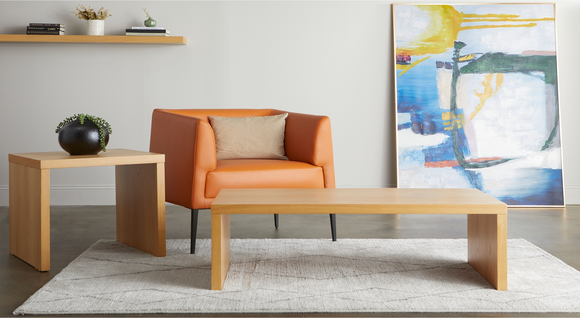 Chevae Light Brown Cocktail Table - Thumbnail - Image 2