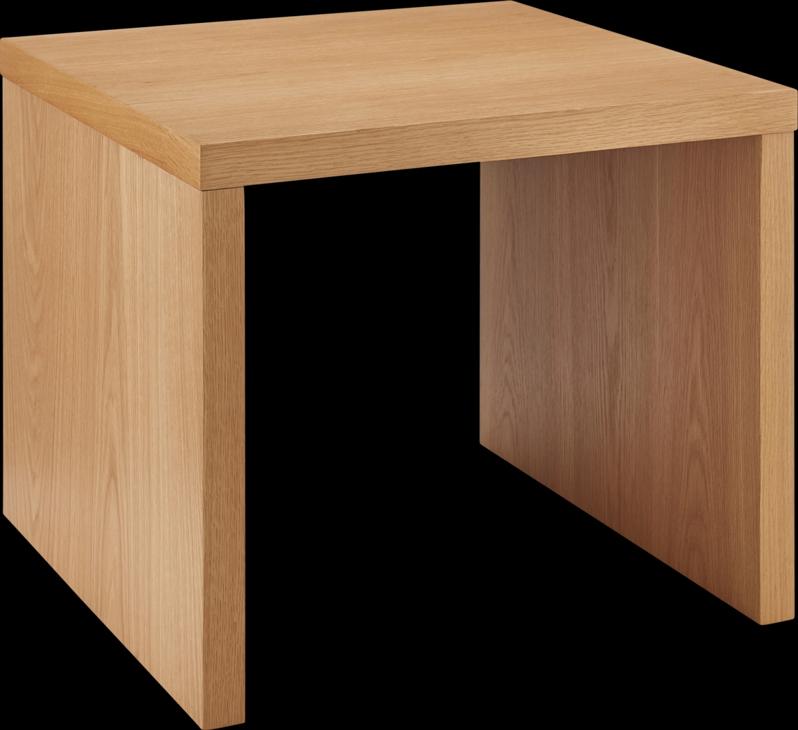 Chevae Light Brown Side Table - Thumbnail - Image 3