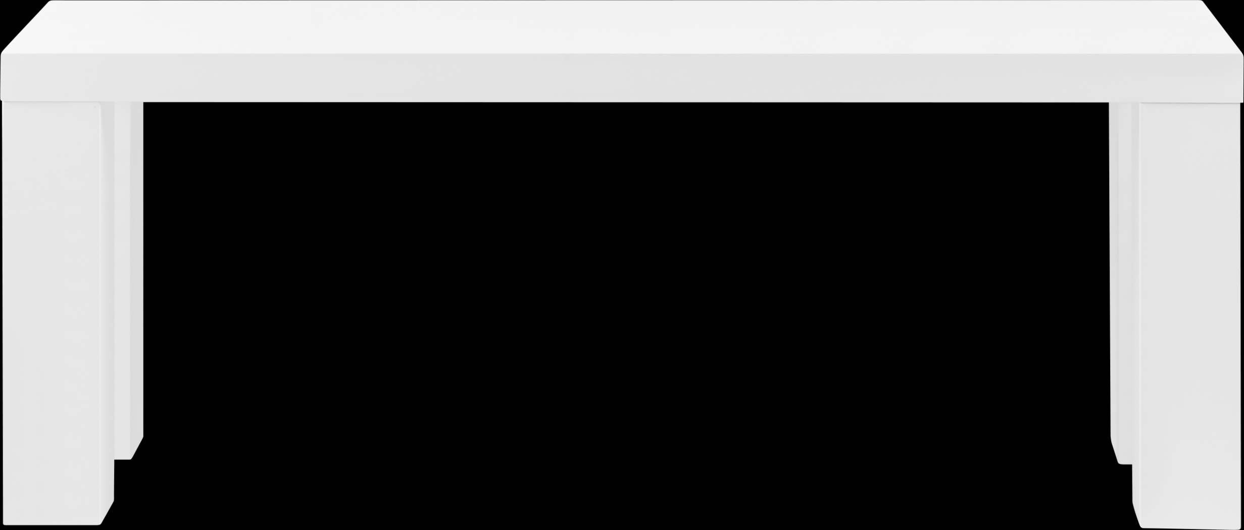 Chevae White 49 in. Dining Bench - Thumbnail - Image 4