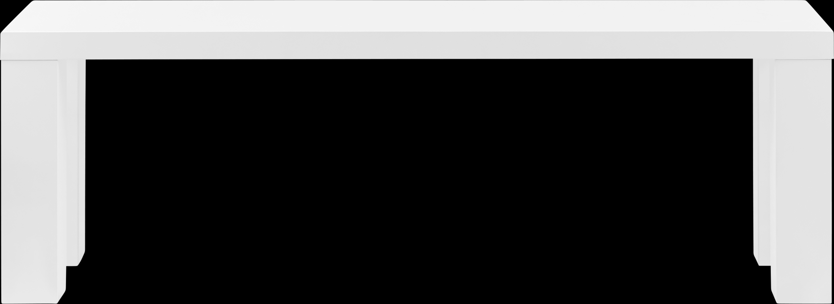 Chevae White 57 in. Dining Bench - Thumbnail - Image 2