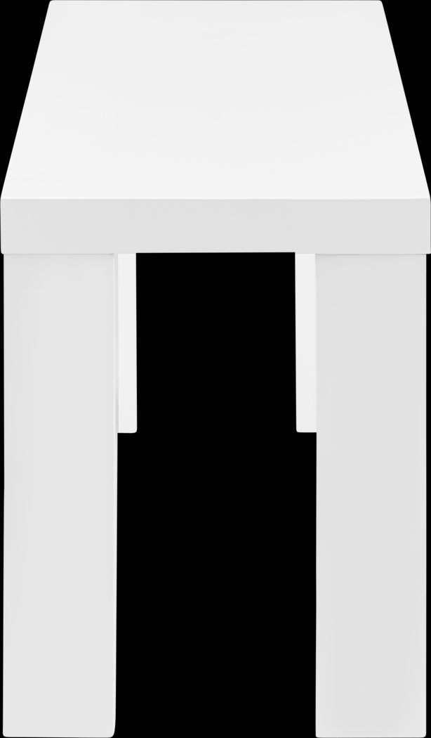 Chevae White 57 in. Dining Bench - Thumbnail - Image 4