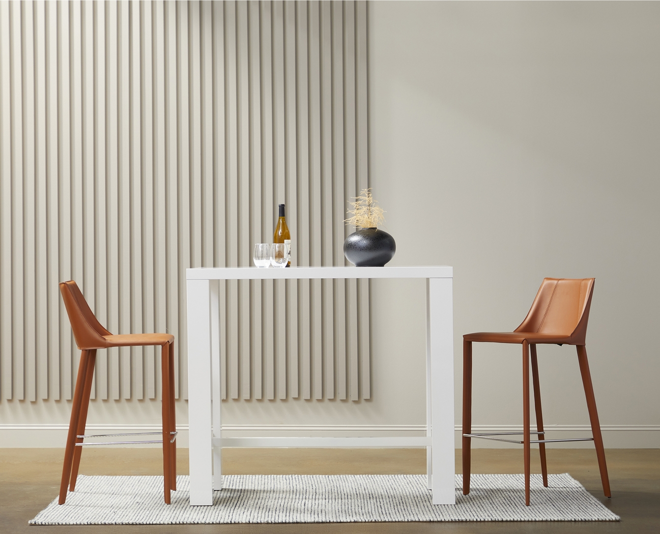 Chevae White Bar Height Table - Thumbnail - Image 3