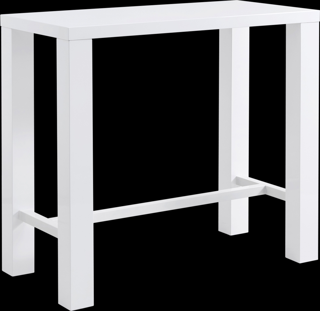 Chevae White Bar Height Table - Thumbnail - Image 1