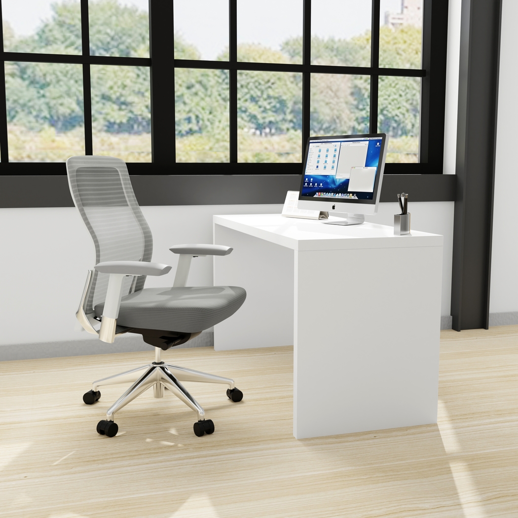 Chevae White Desk - Thumbnail - Image 2