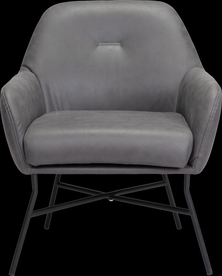 Chevigny Gray Accent Chair - Thumbnail - Image 4