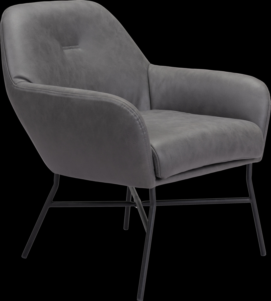 Chevigny Gray Accent Chair - Thumbnail - Image 5
