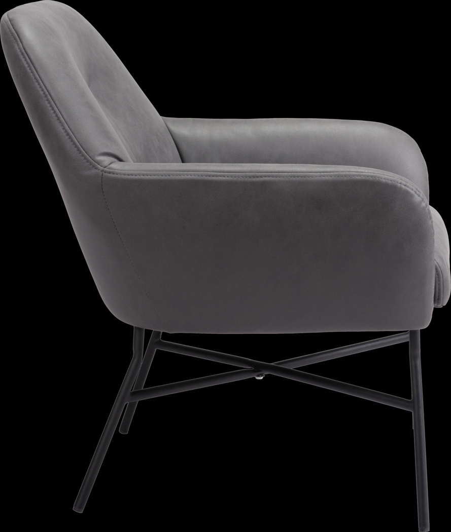Chevigny Gray Accent Chair - Thumbnail - Image 6