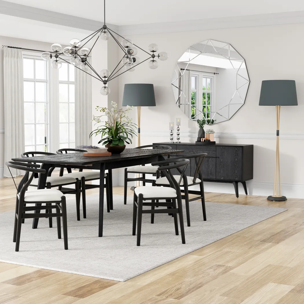 Chewning Black Dining Table - Thumbnail - Image 2