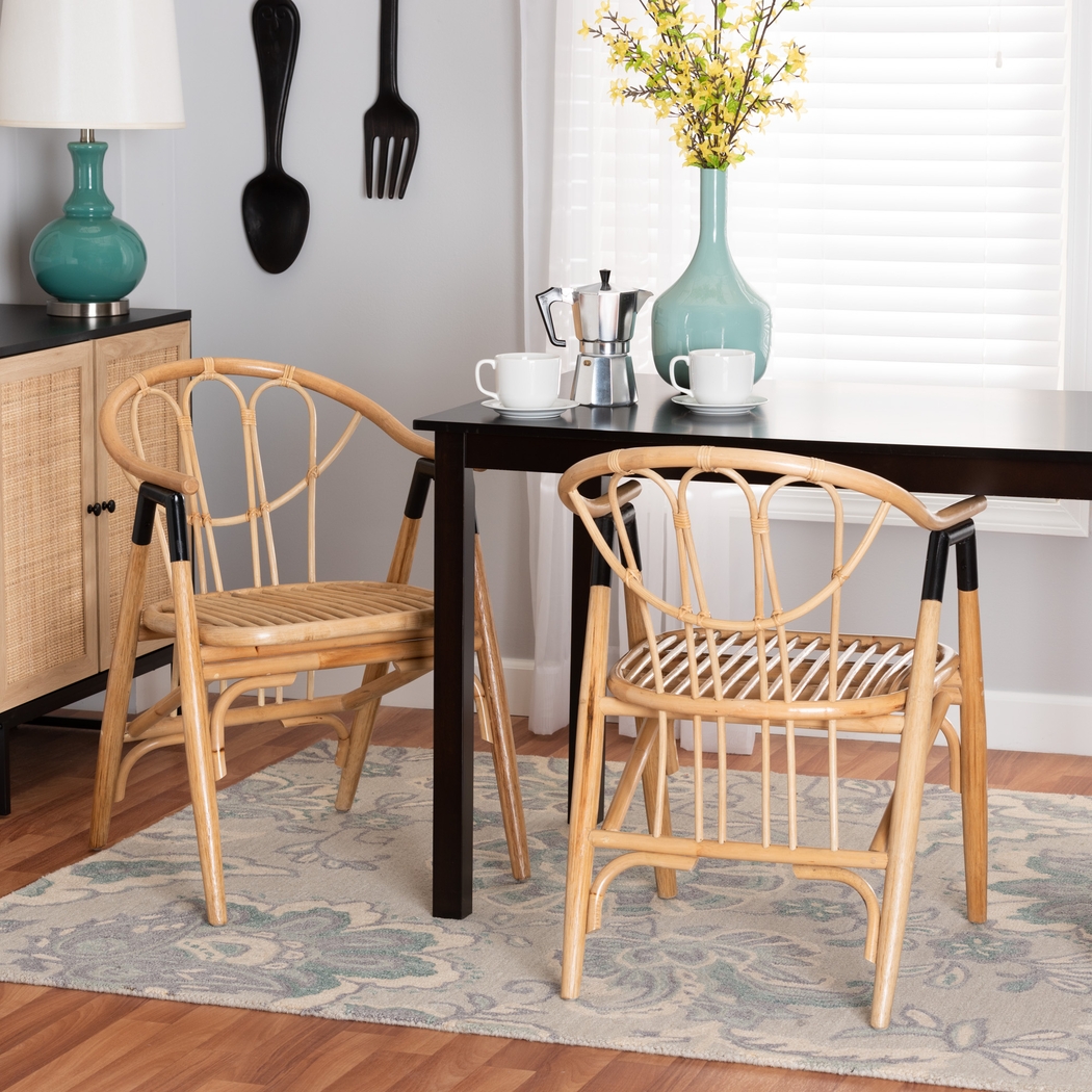 Chezelle Brown Arm Chair - Thumbnail - Image 2