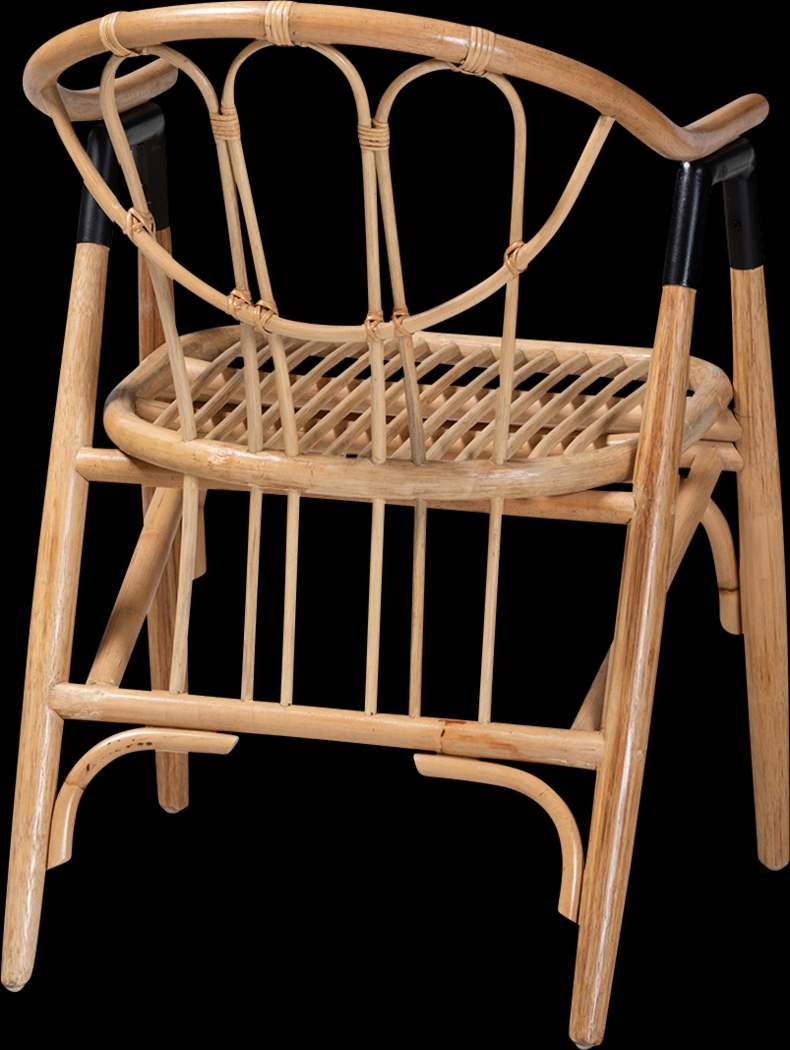 Chezelle Brown Arm Chair - Thumbnail - Image 6