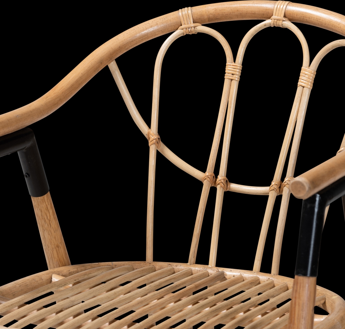 Chezelle Brown Arm Chair - Thumbnail - Image 7