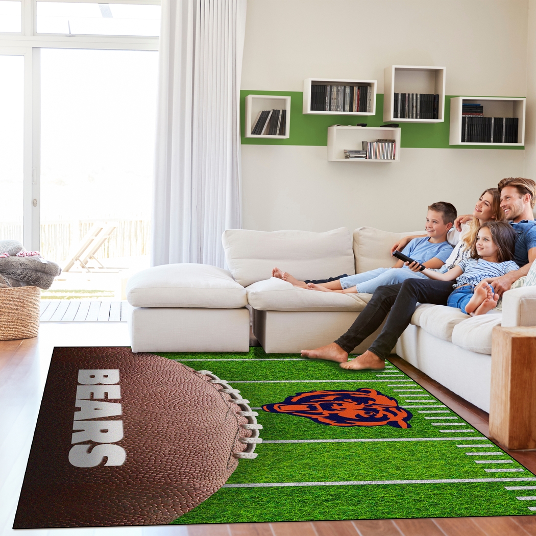 Chicago Bears 5' x 7' Machine Washable Rug - Thumbnail - Image 2