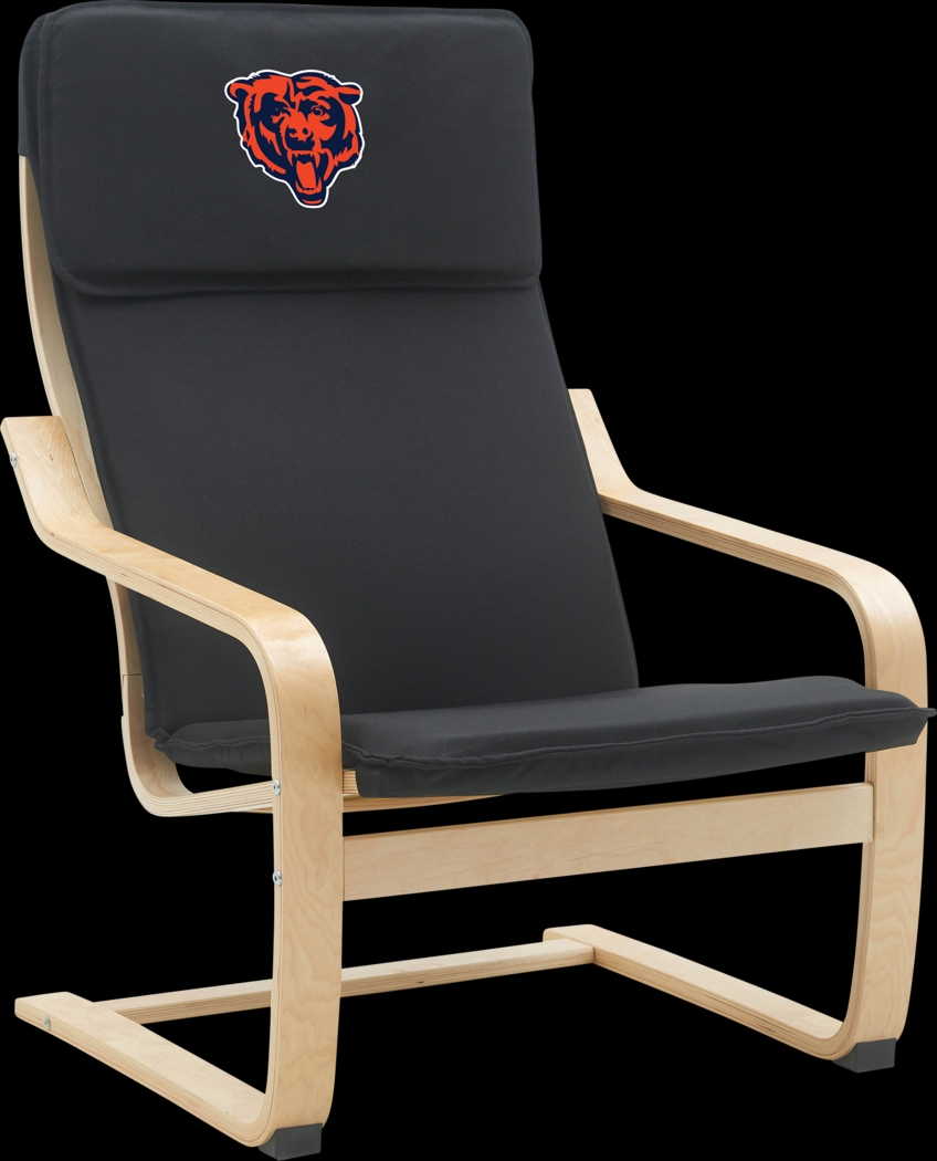 Chicago Bears Black Accent Chair - Thumbnail - Image 1