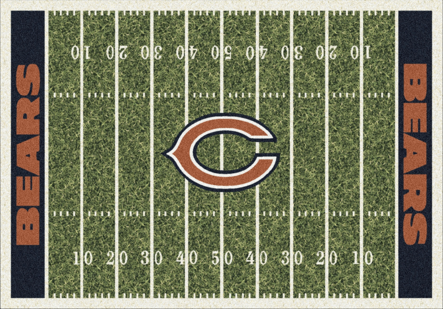 Chicago Bears Green 4' x 6' Rug - Thumbnail - Image 1