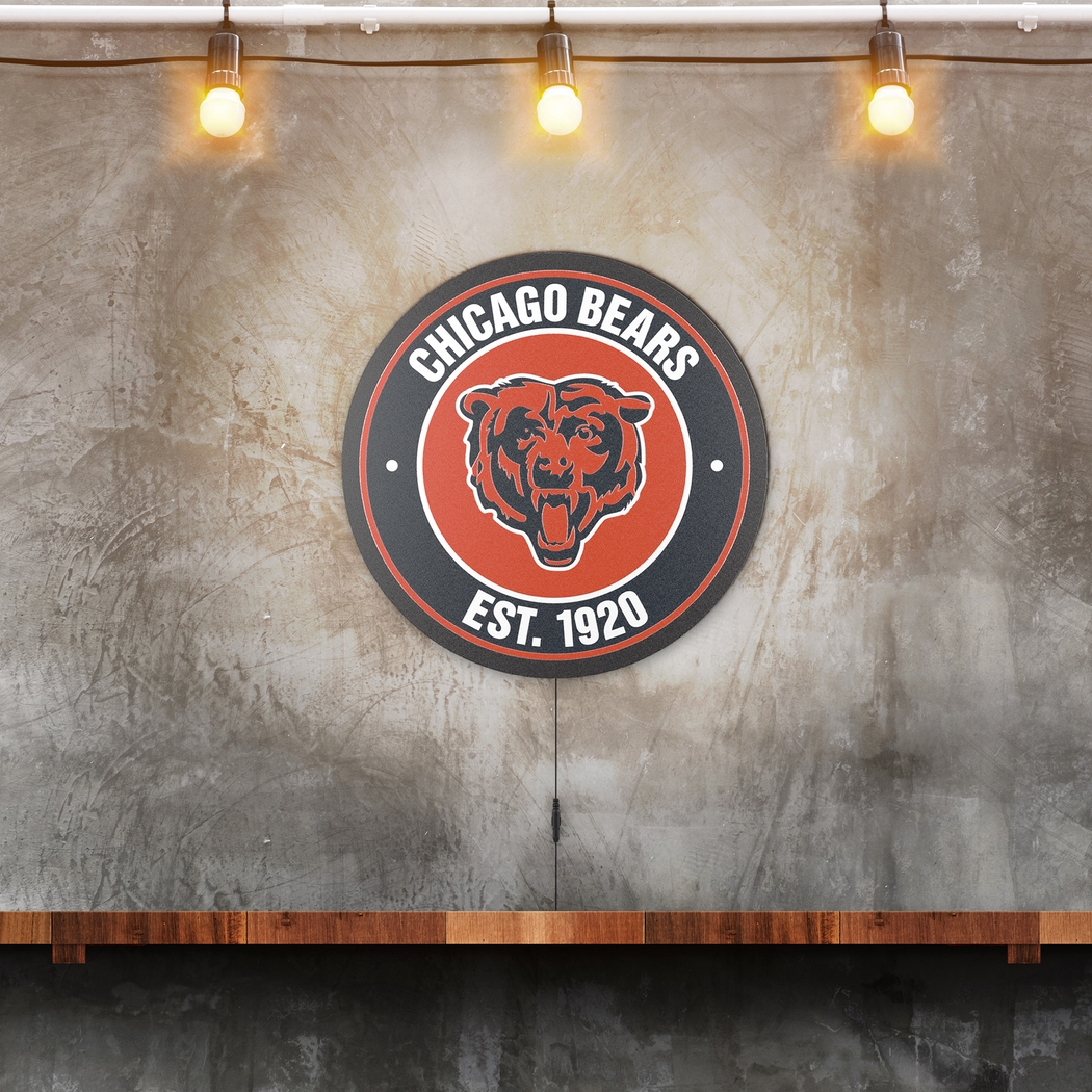 Chicago Bears LED Wall Decor - Thumbnail - Image 2