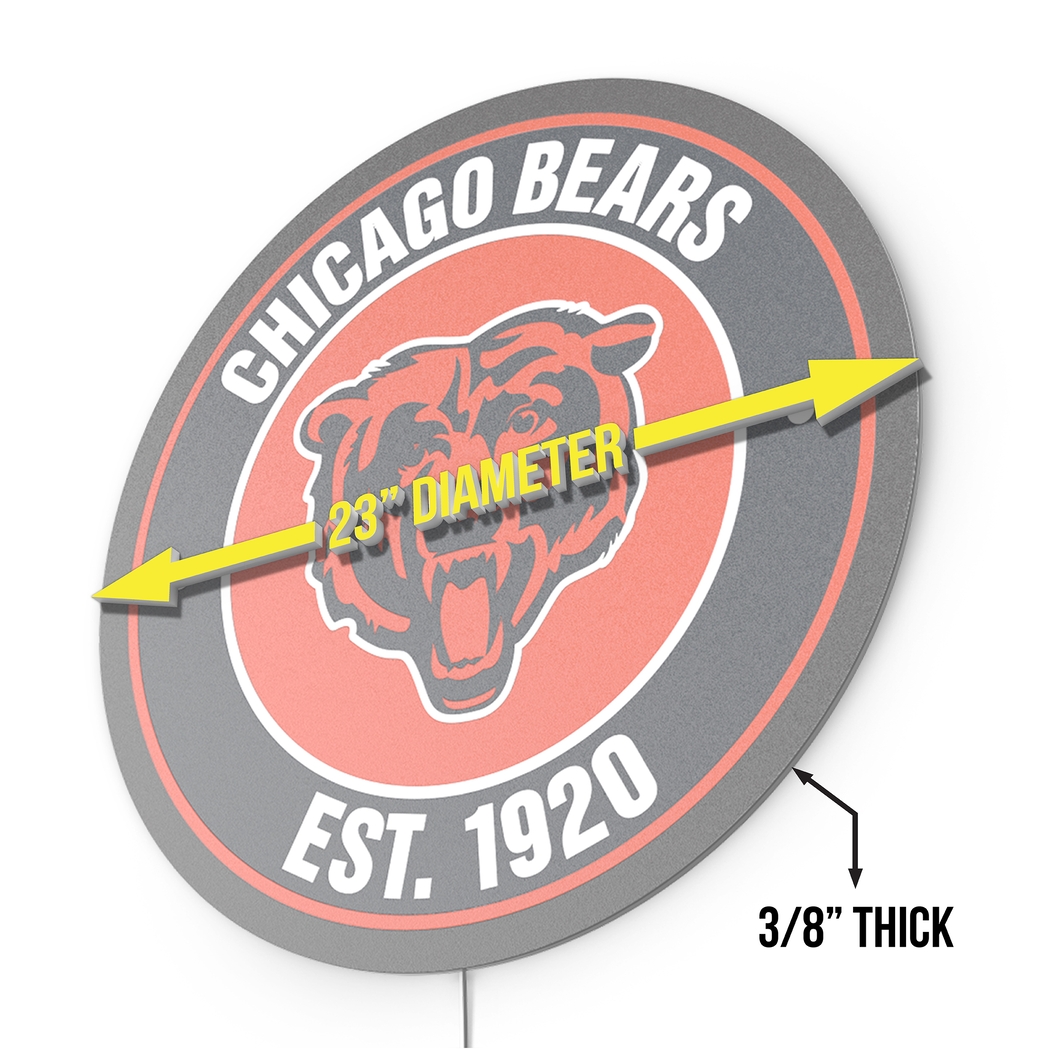 Chicago Bears LED Wall Decor - Thumbnail - Image 7