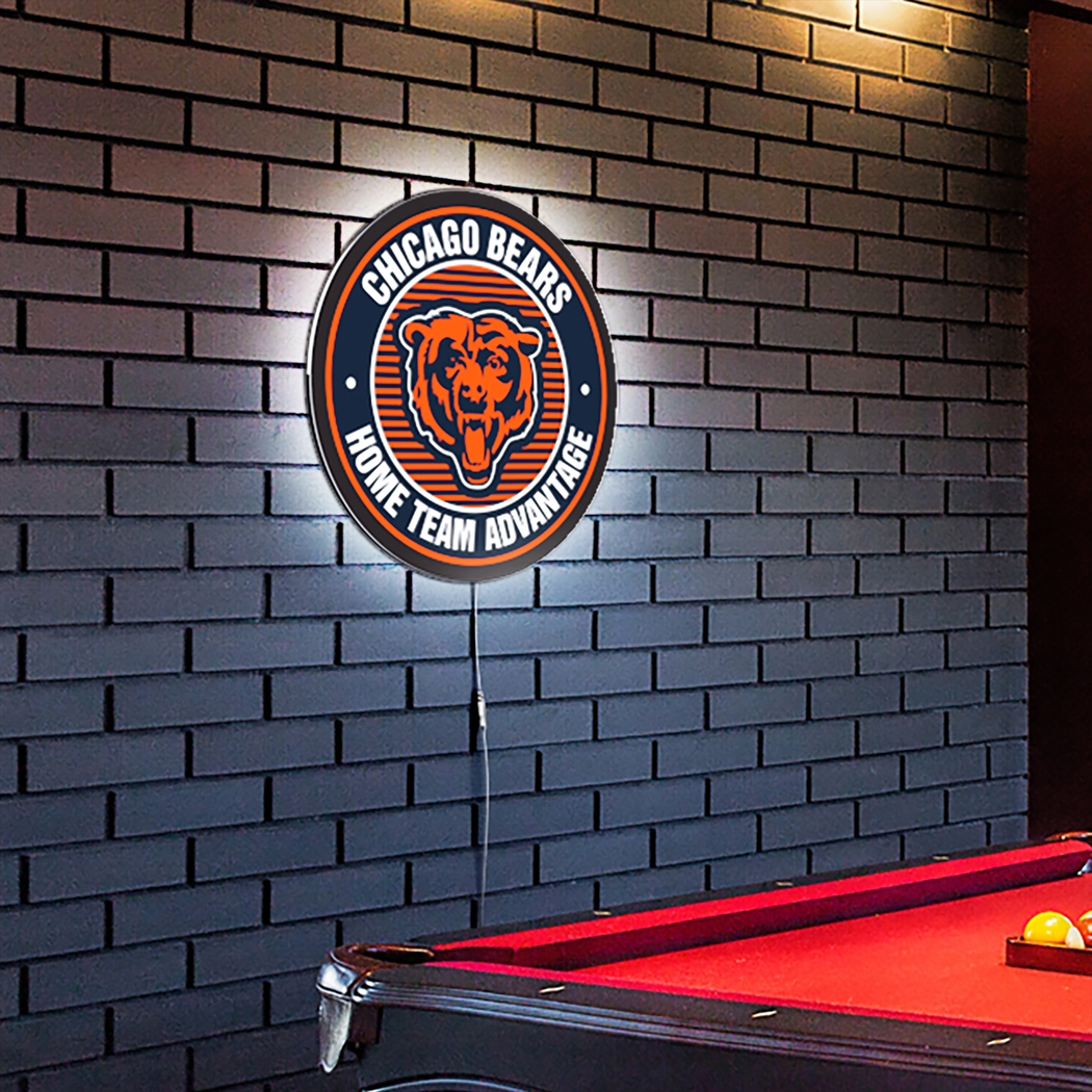 Chicago Bears LED Wall Decor - Thumbnail - Image 6