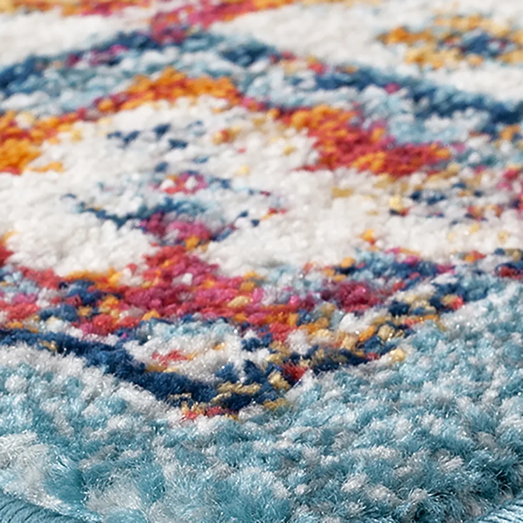Chicana Blue 7'9 x 9'9 Rug - Thumbnail - Image 3