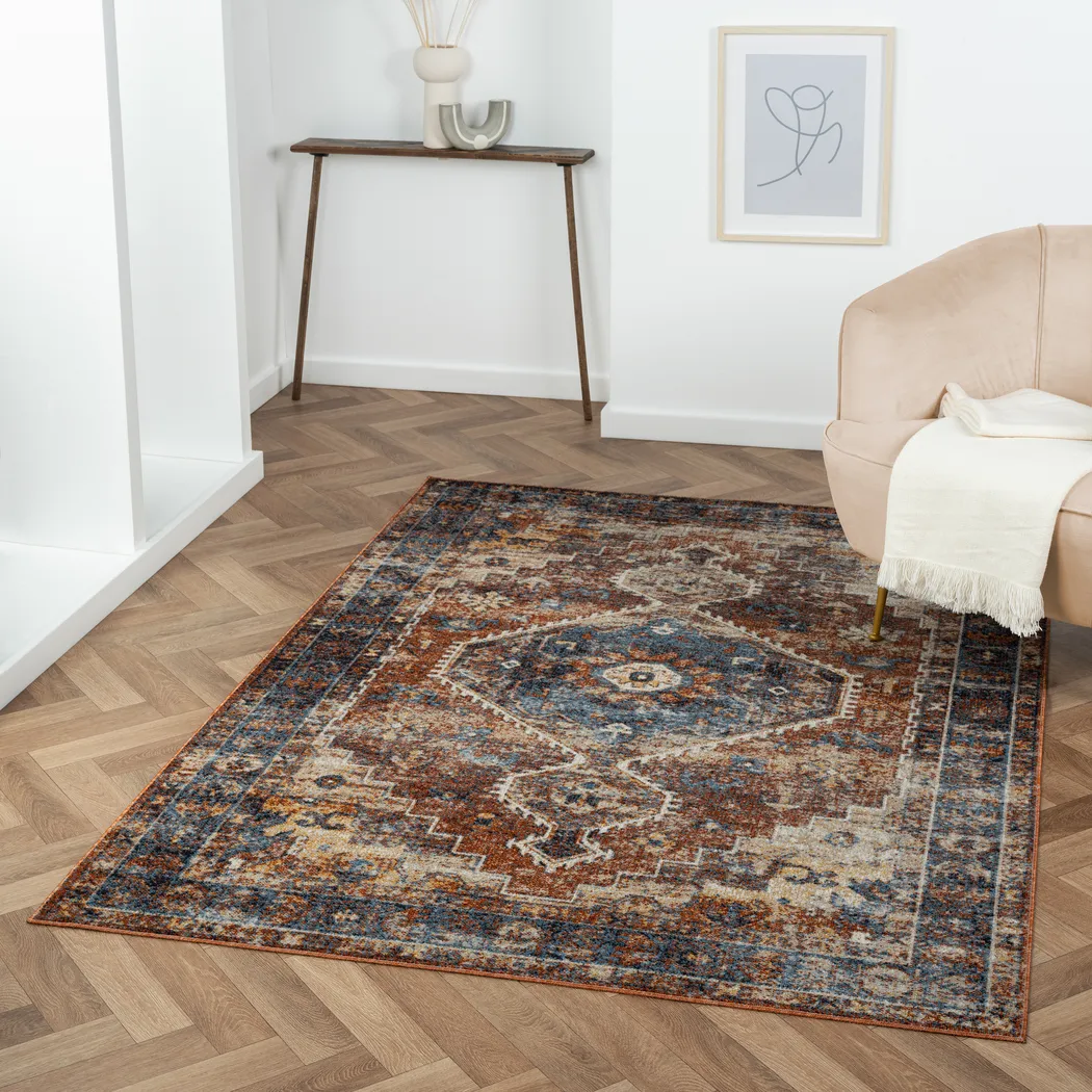 Chichester Blue 7'9 x 9'9 Rug - Thumbnail - Image 2