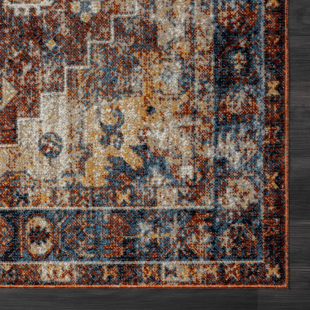 Chichester Blue 7'9 x 9'9 Rug - Thumbnail - Image 4