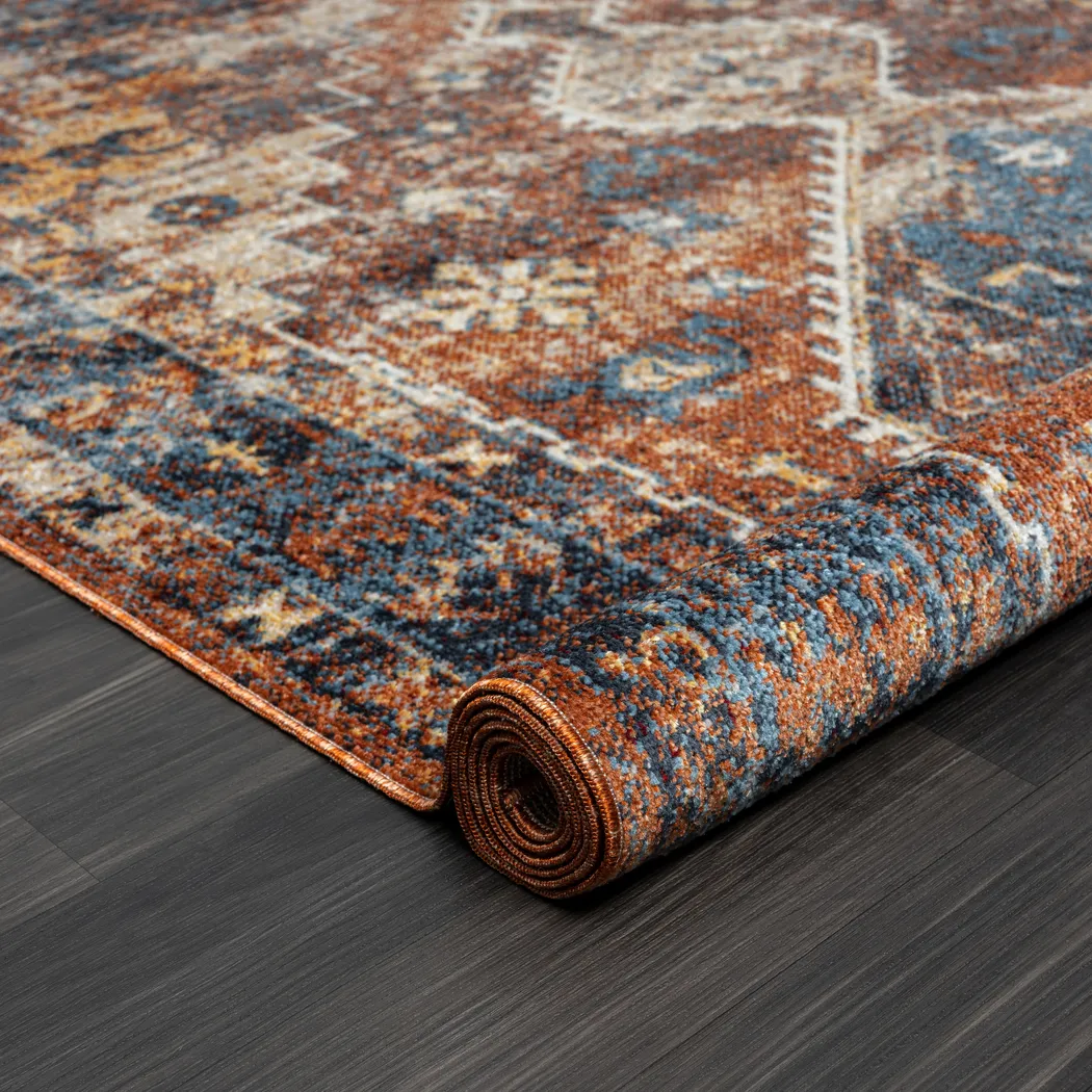 Chichester Blue 7'9 x 9'9 Rug - Thumbnail - Image 6