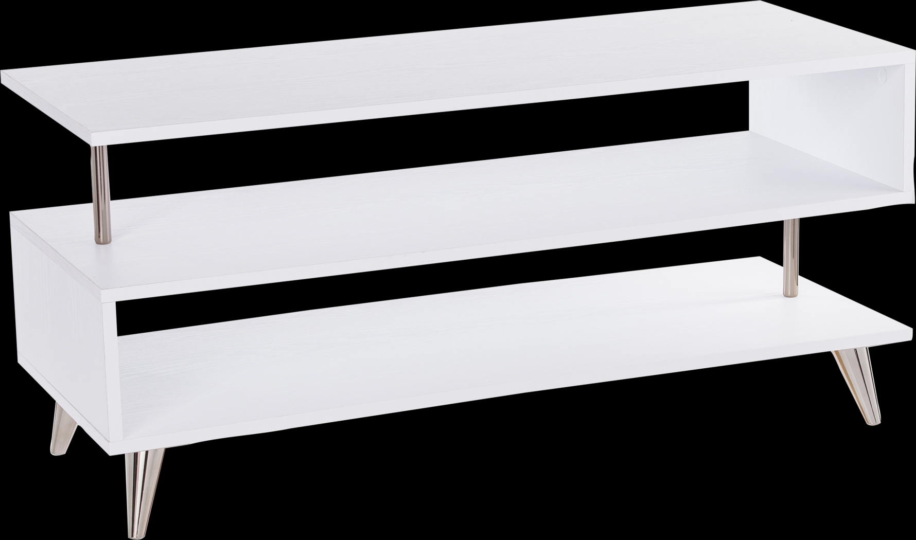 Chickering White 40 in. Console - Thumbnail - Image 1