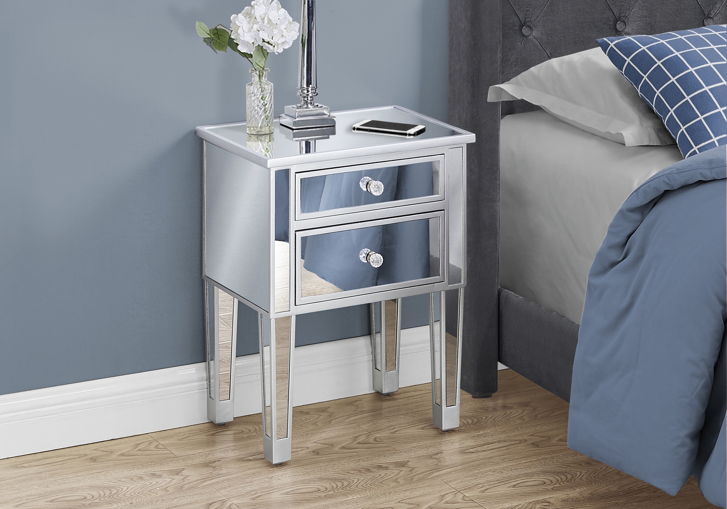 Chickerling Silver Nightstand - Thumbnail - Image 2
