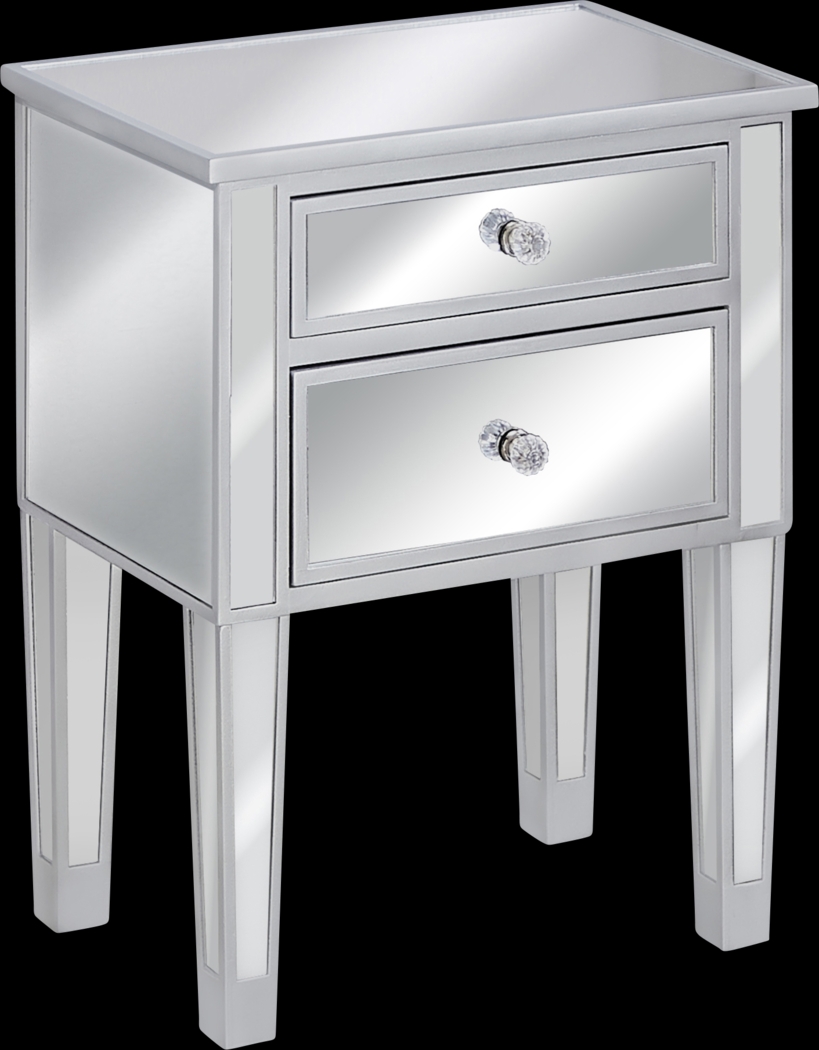 Chickerling Silver Nightstand - Thumbnail - Image 1