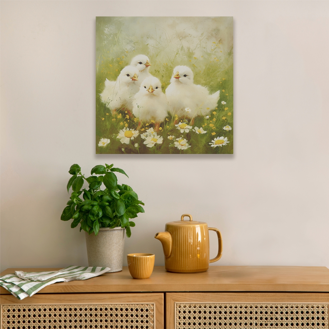 Chicks In The Sun Green Wall Decor - Thumbnail - Image 3