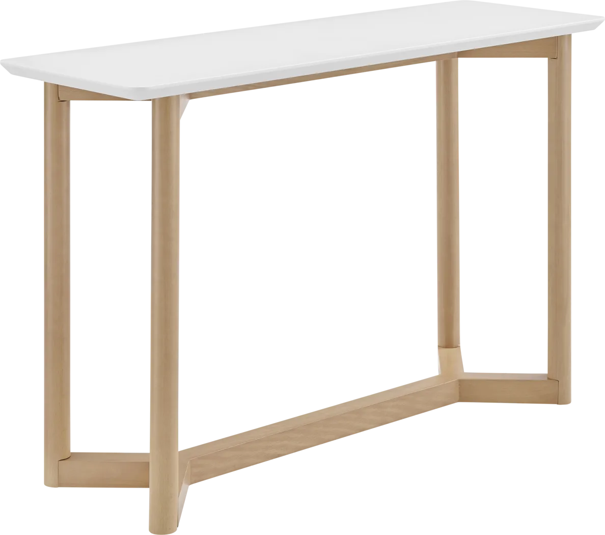 Chicotey White Console Table - Thumbnail - Image 3